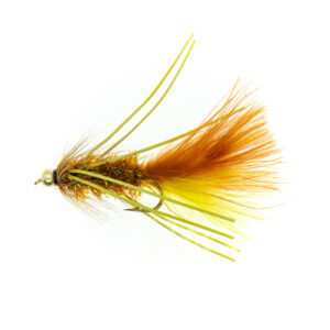 Bead-Head-Rubber-Leg-Wolly-Bugger-Brun-Gul-FL0057-Onlineflugor.jpg