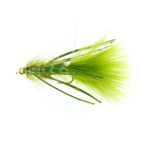 Bead-Head-Rubber-Leg-Wolly-Bugger-gron-FL0056-Onlineflugor