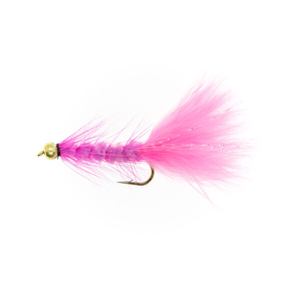 Bead Head Wolly Bugger rosa-FL0074-onlineflugor