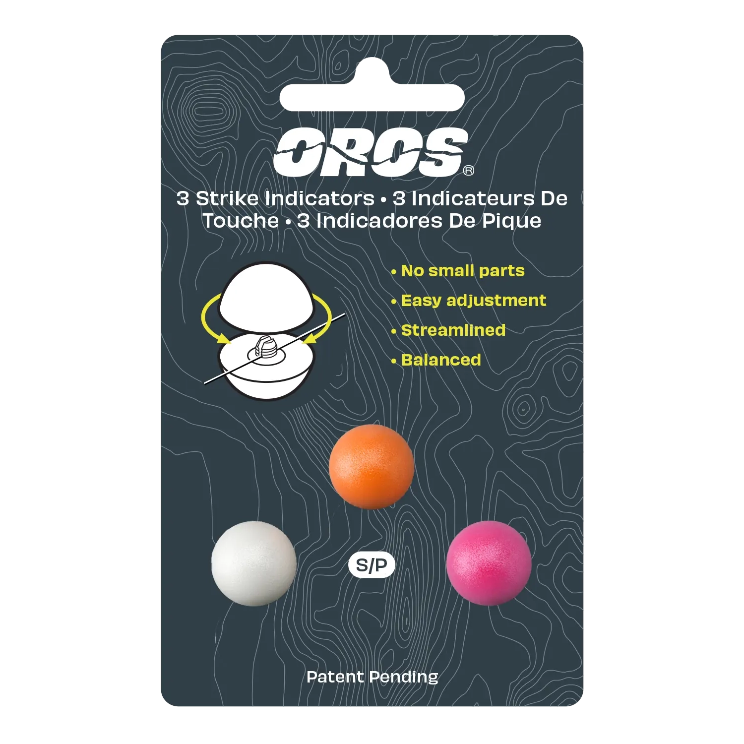 Oros Strike Indicator 3-pack nappindikator flugfiske